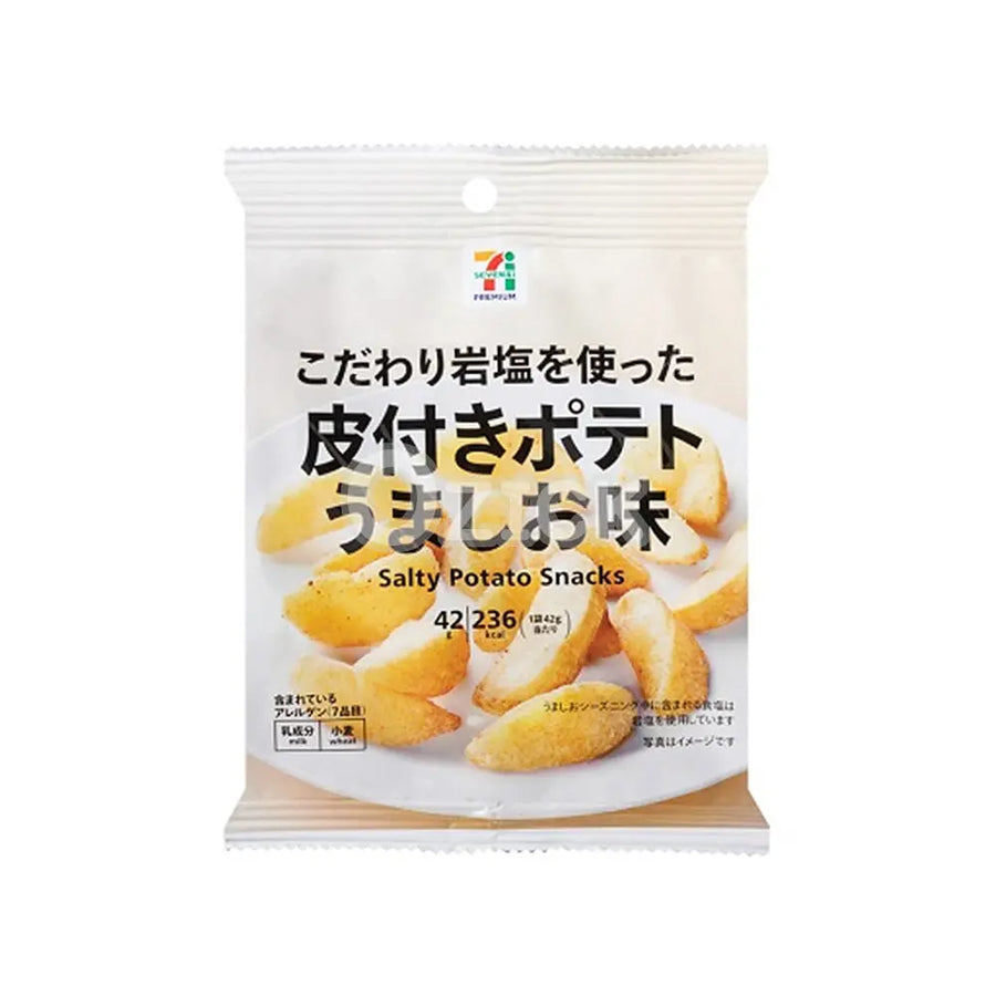 [세븐일레븐] 껍질 있는 감자 튀김 맛있는 소금 맛 42g - 모코몬 일본직구