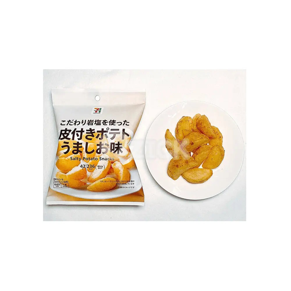 [세븐일레븐] 껍질 있는 감자 튀김 맛있는 소금 맛 42g - 모코몬 일본직구