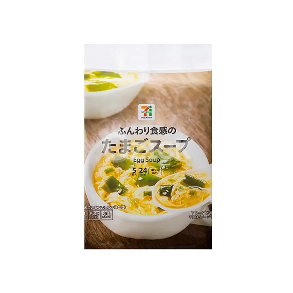 [세븐일레븐] 부드러운 식감의 계란 수프 5봉입 - 모코몬 일본직구