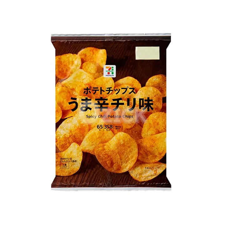 [세븐일레븐] 감자칩 매콤 칠리맛 65g - 모코몬 일본직구