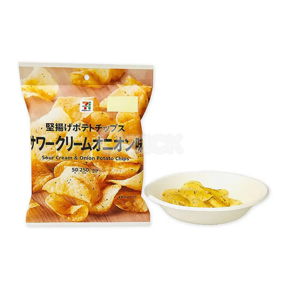 [세븐일레븐] 포테이토칩 사워크림 양파 - 모코몬 일본직구