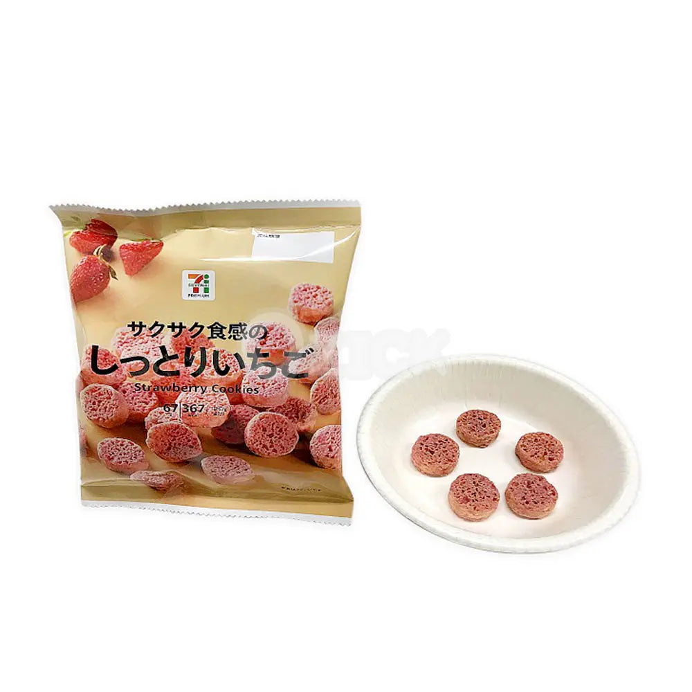 [세븐일레븐] 바삭바삭한 식감의 촉촉한 딸기 - 모코몬 일본직구