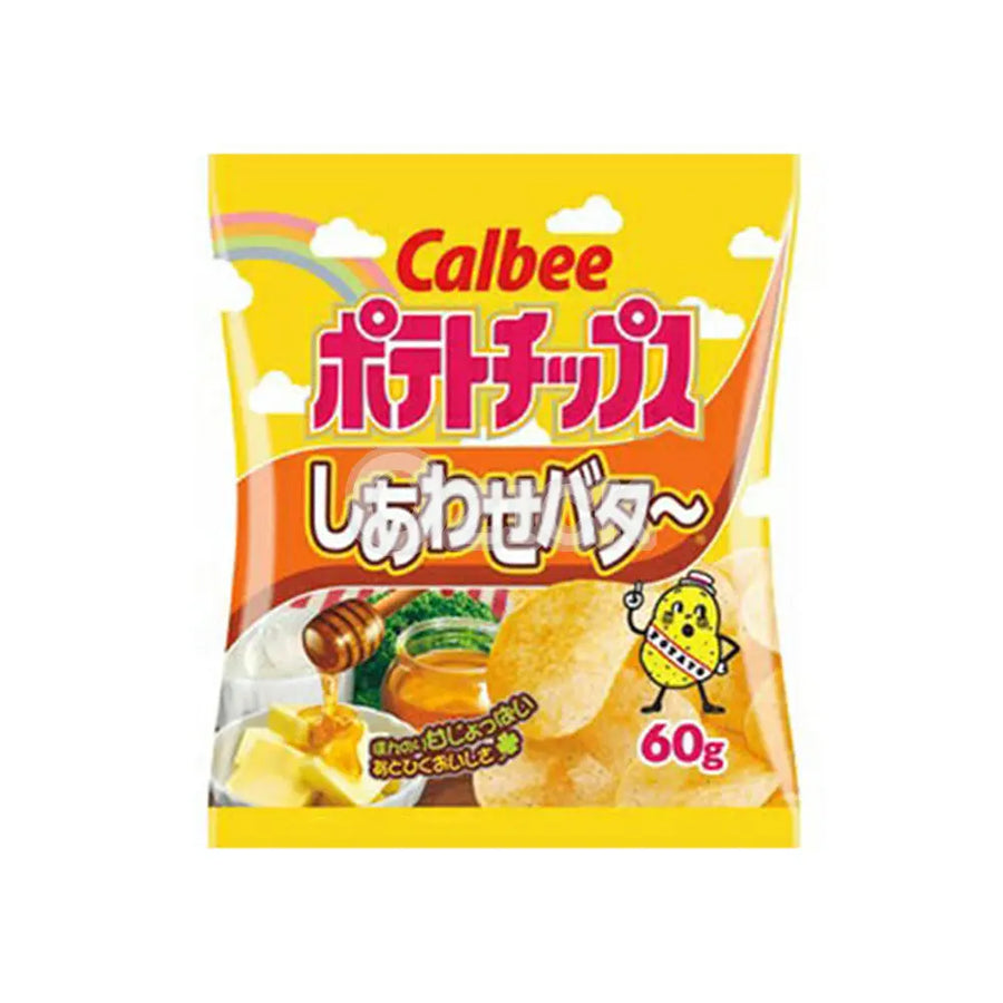 [CALBEE] 포테이토칩 행복 버터맛 60g - 모코몬 일본직구