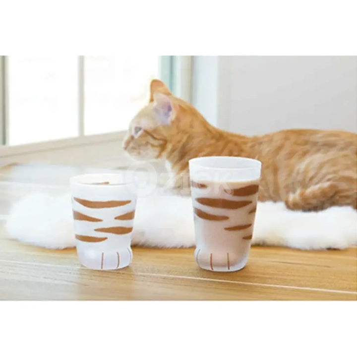 [COCONECO] 고양이 발 컵 타이거 230ml - 모코몬 일본직구
