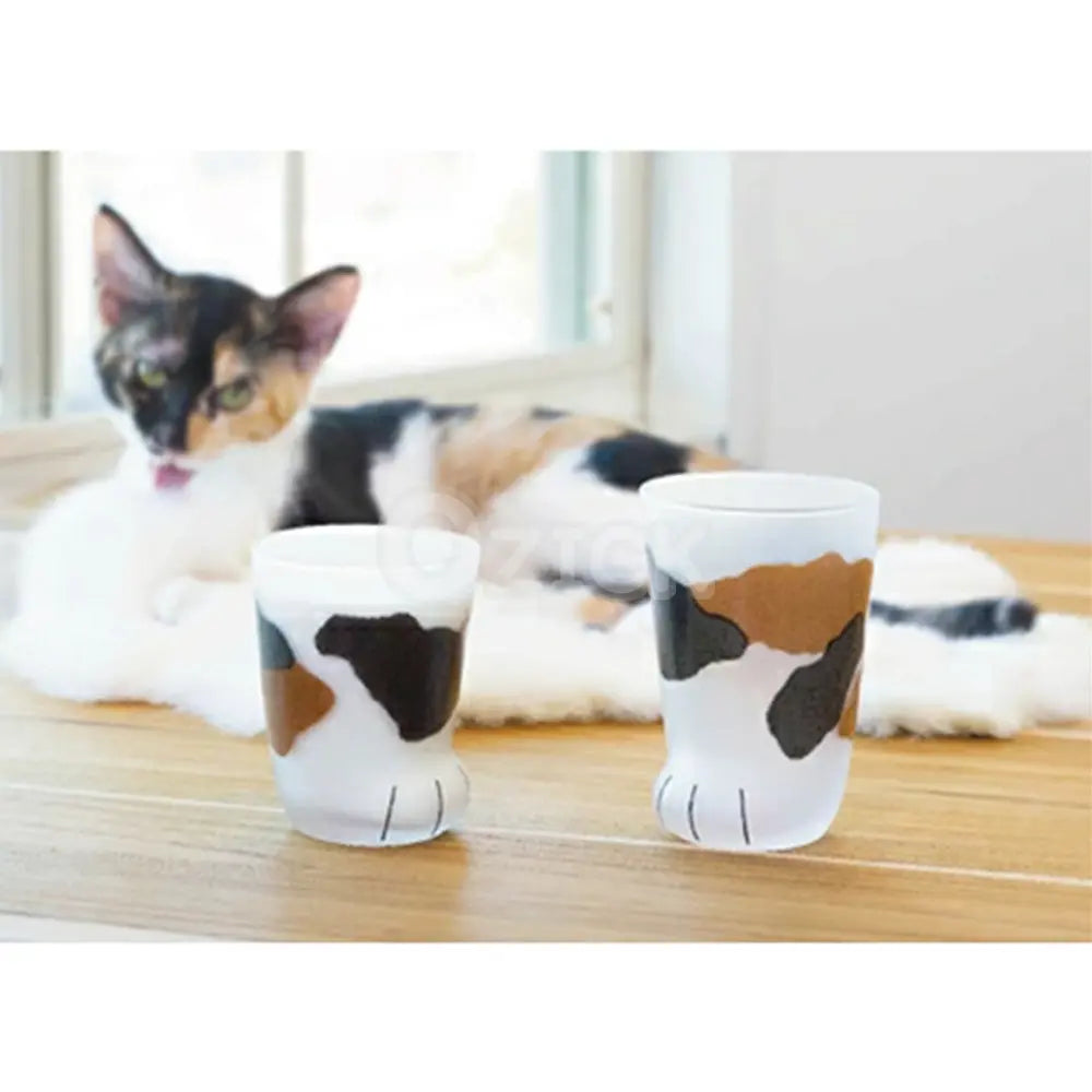 [COCONECO] 고양이 발 컵 표범 230ml - 모코몬 일본직구