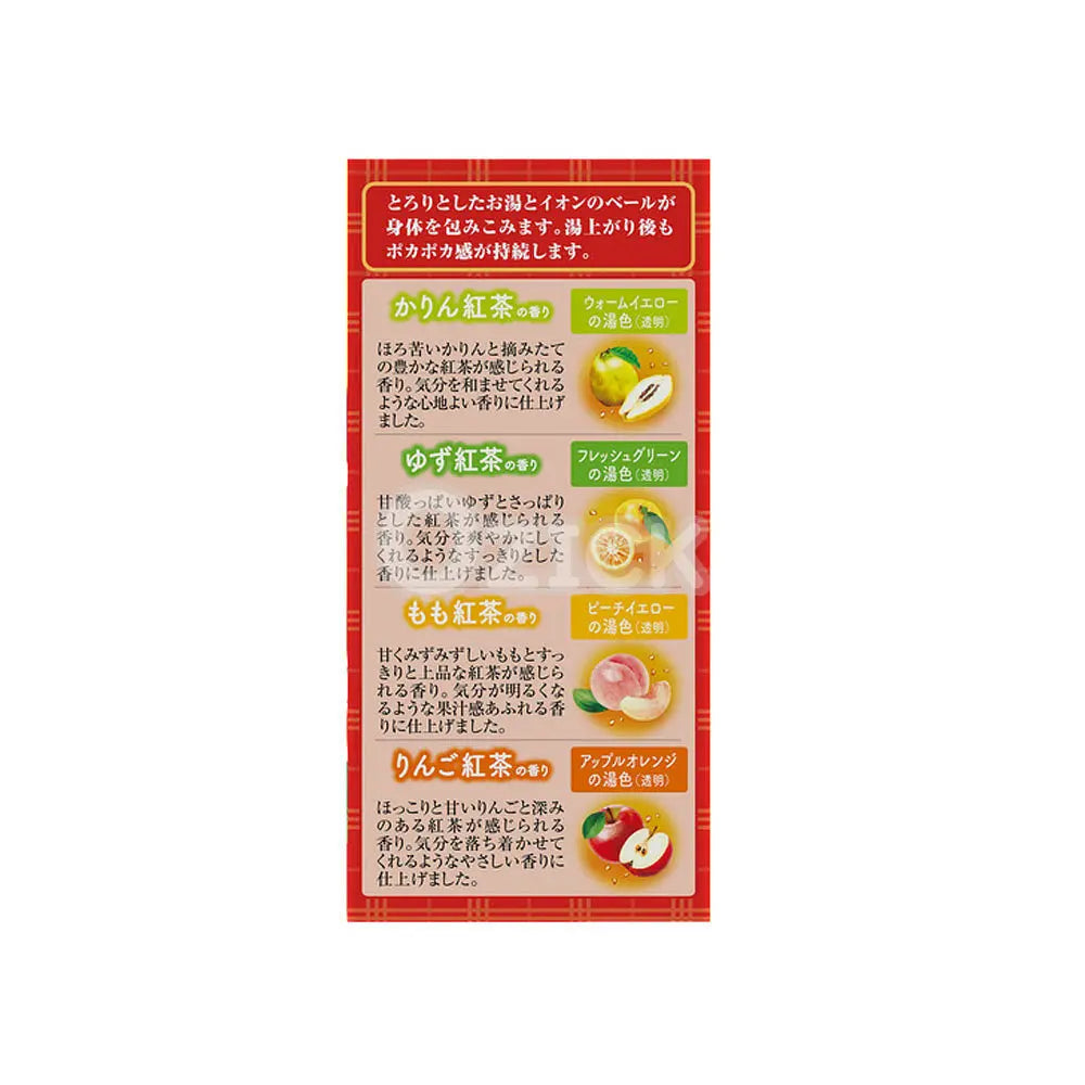 [EARTH CHEMICAL] 온포 ONPO 기분좋은 탄산탕 사치스러운 과실홍차 12정입 - 모코몬 일본직구