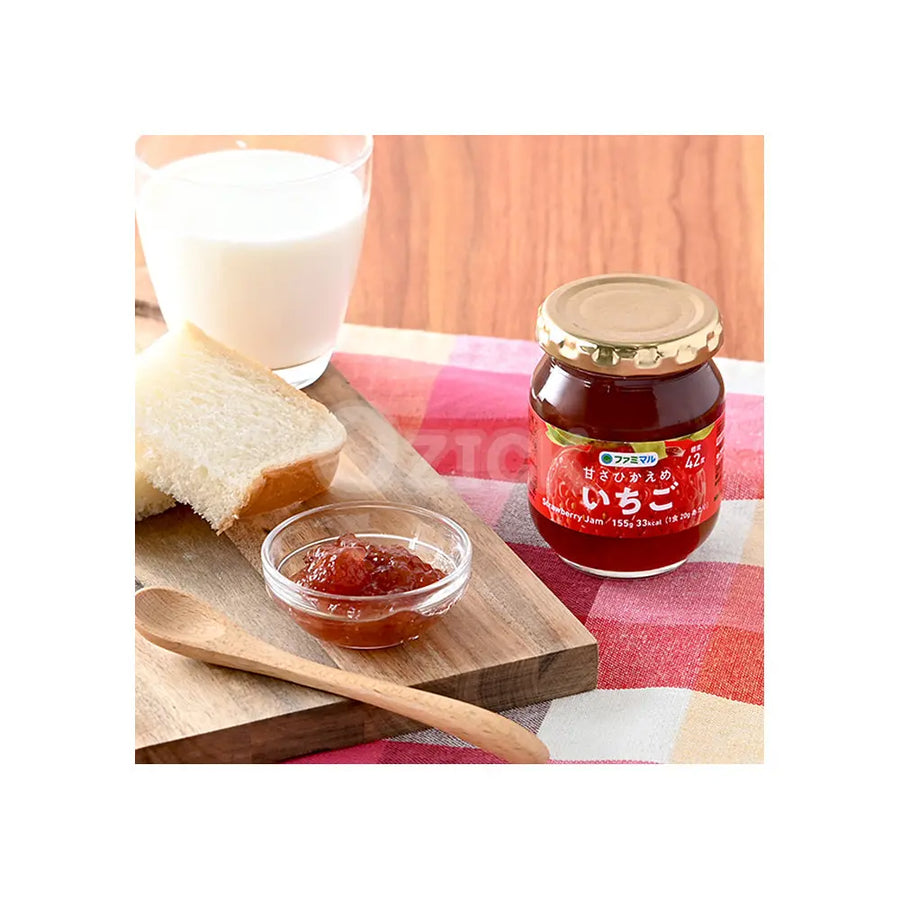 [FAMILY MART] 단맛을 줄인 딸기잼 155g - 모코몬 일본직구