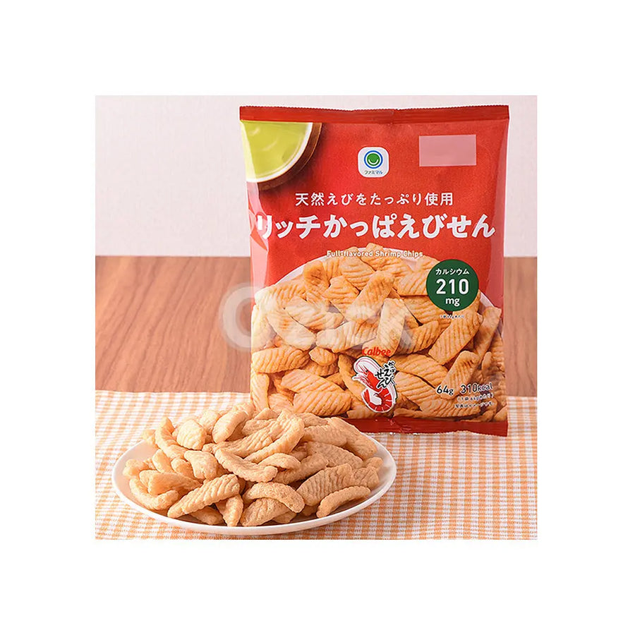 [FAMILY MART] 천연 새우를 듬뿍 사용한 리치 갓파에비센 - 모코몬 일본직구