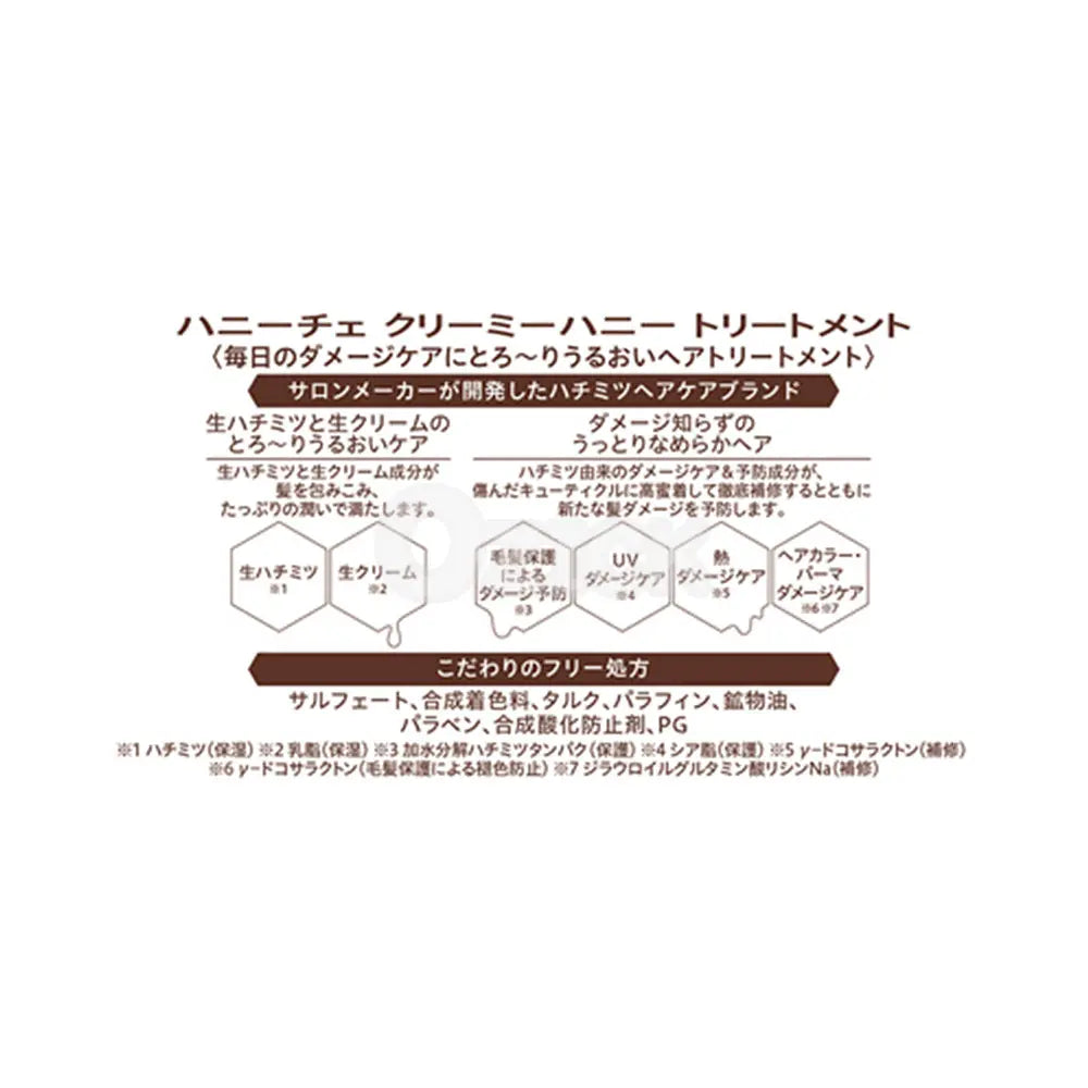 [HONEYCE] 허니체 크리미 허니 트리트먼트 400ml 리필 - 모코몬 일본직구