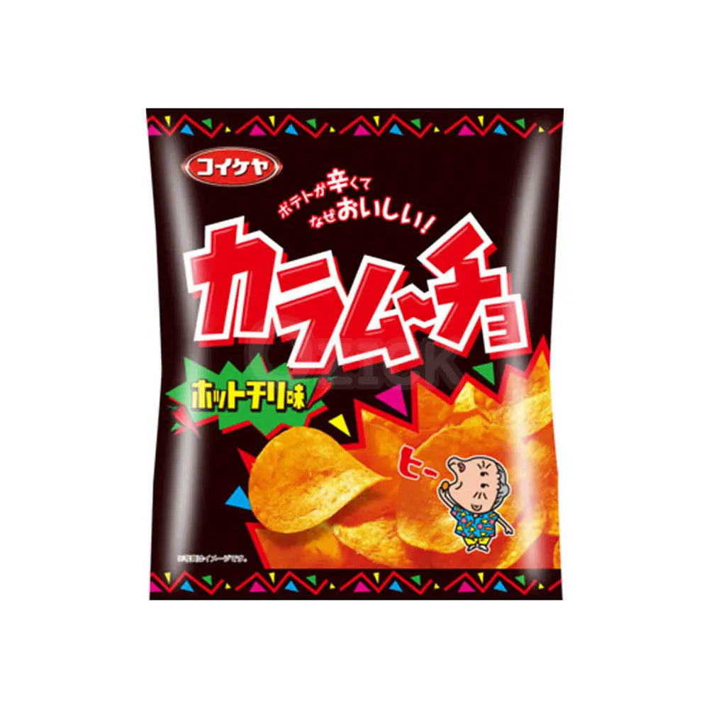 [KOIKEA] 카라무쵸 칩 핫 칠리맛 55g - 모코몬 일본직구