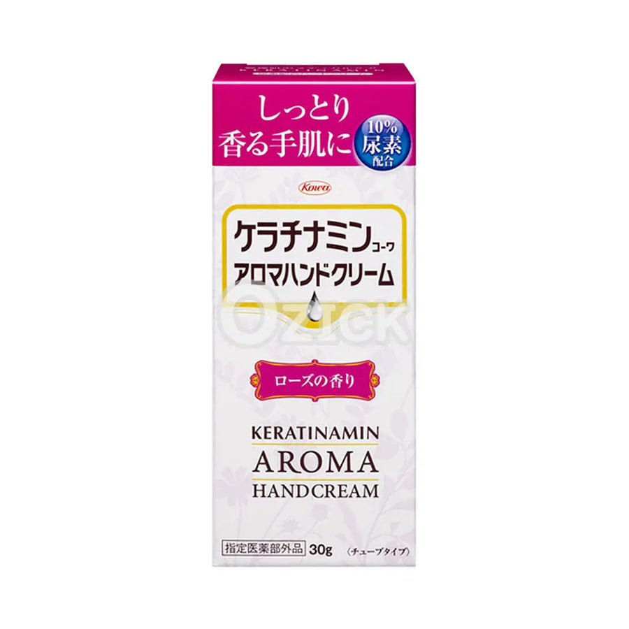 [KOWA] 케라치나민 코와아로마 핸드크림 로즈향 30g - 모코몬 일본직구