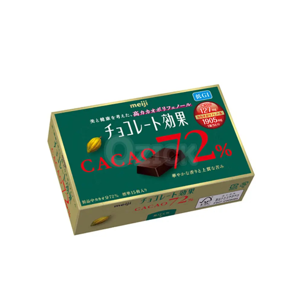 [MEIJI] 초콜릿 효과 카카오 72% 75g - 모코몬 일본직구
