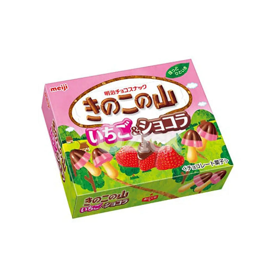 [MEIJI] 버섯 산딸기 & 쇼콜라 64g - 모코몬 일본직구