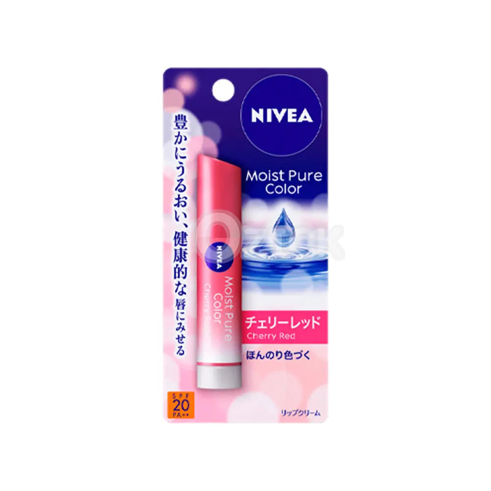 [NIVEA] 니베아 모이스트 퓨어 컬러 립 체리 레드 - 모코몬 일본직구