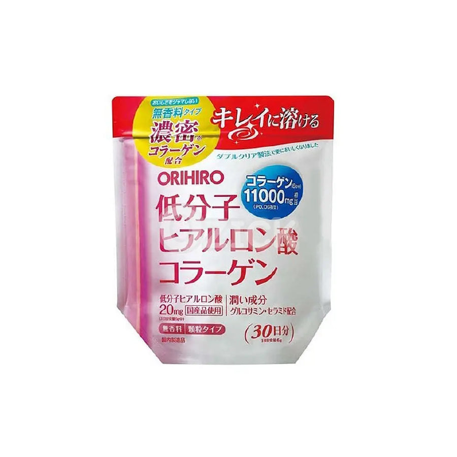 [ORIHIRO] 저분자 히알루론산 콜라겐 180g - 모코몬 일본직구