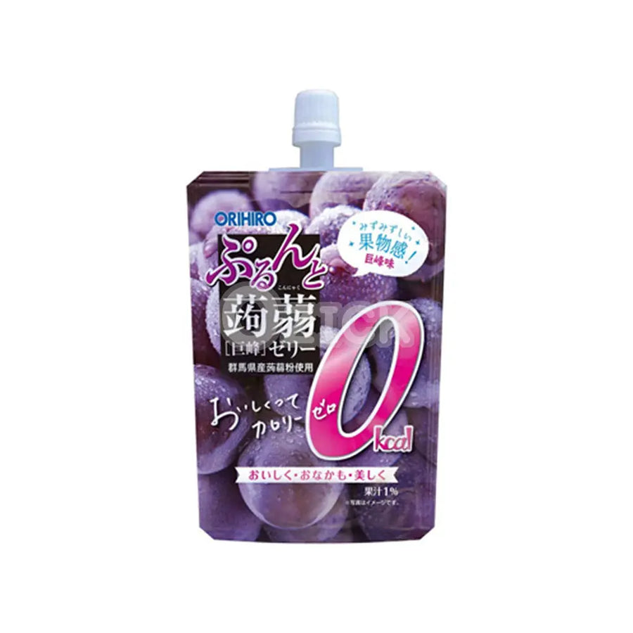 [ORIHIRO] 오리히로 푸룬토 곤약젤리 스탠딩 칼로리 제로 거봉 130g - 모코몬 일본직구