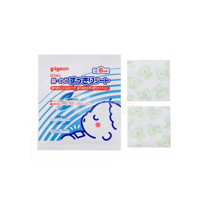 [PIGEON] 코·목 시원 시트 6매입 - 모코몬 일본직구