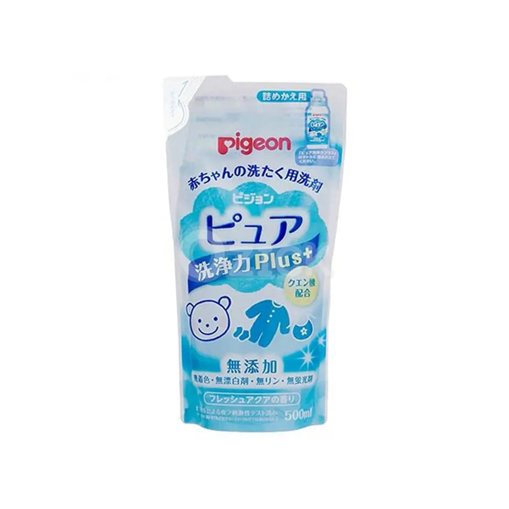 [PIGEON] 아기세제 퓨어 세정력 플러스 리필용 500ml - 모코몬 일본직구