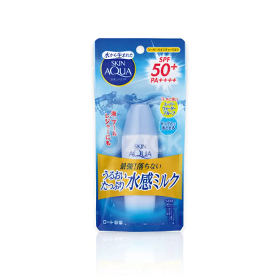 [ROHTO] 스킨 아쿠아 UV 슈퍼 모이스처 밀크 40ml - 모코몬 일본직구