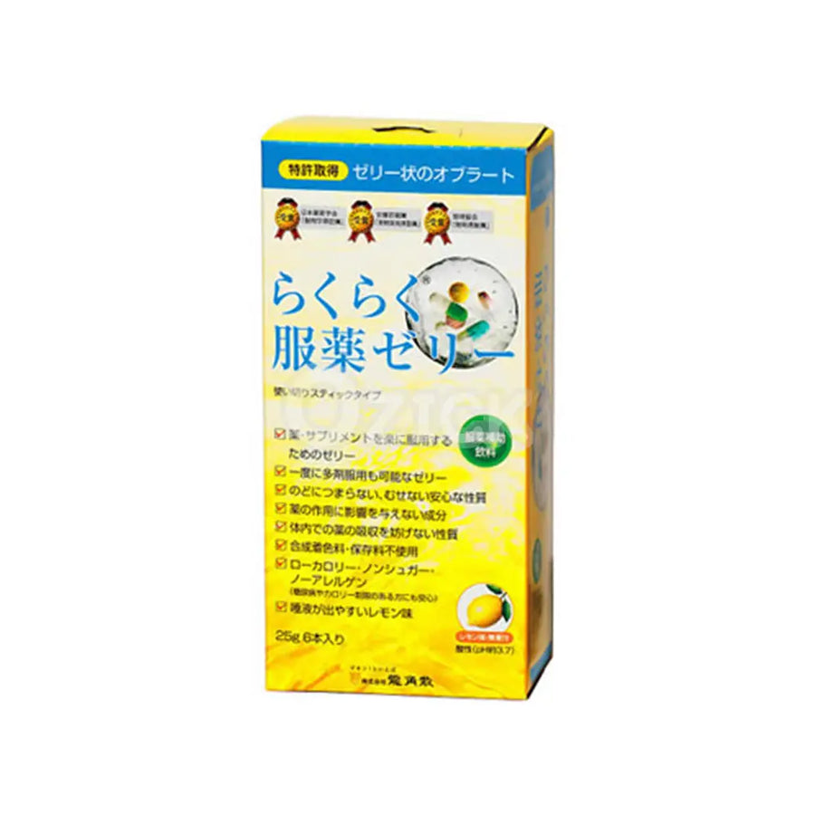 [RYUKAKUSAN] 편하게 복용젤리 스틱 타입 레몬 맛 6개입 - 모코몬 일본직구