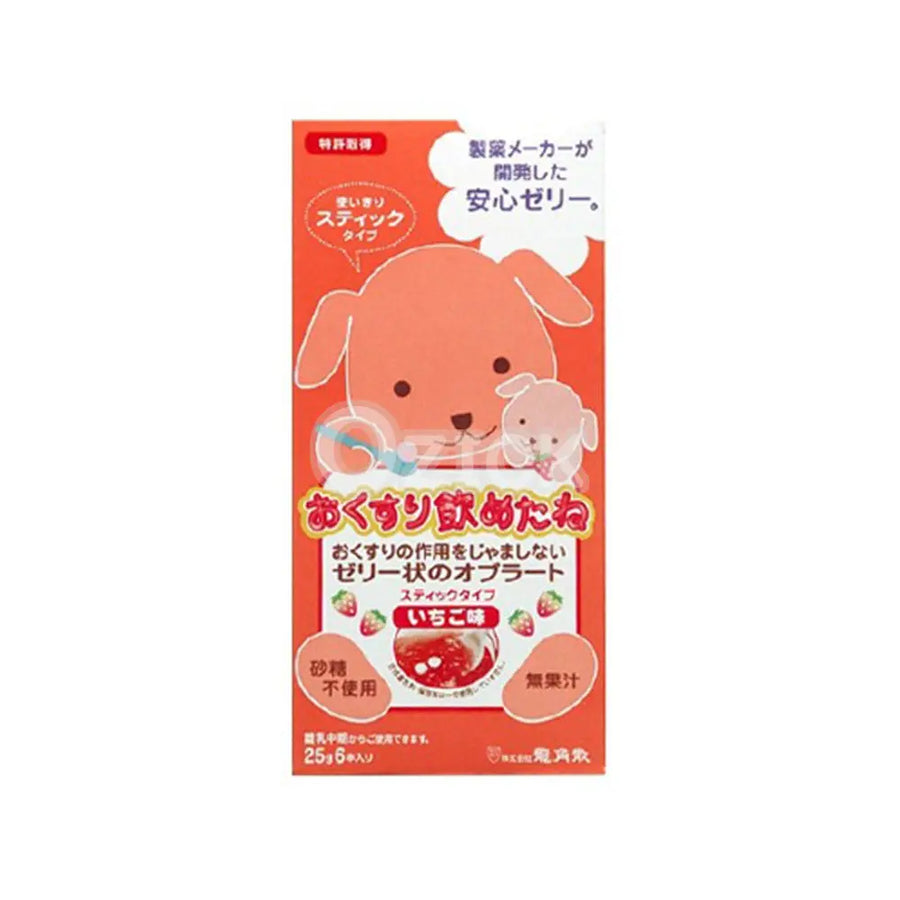 [RYUKAKUSAN] 용각산 약 먹고 싶어요 스틱 딸기 맛 6개입 - 모코몬 일본직구