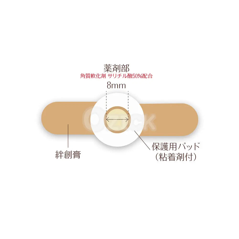 [YOKOYAMA] 우오노메코로리 반창고 M6매입(직경 8mm) - 모코몬 일본직구